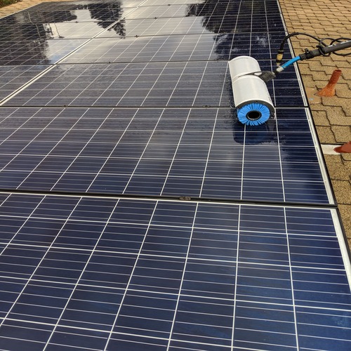 Solar Panel Cleaning Animated